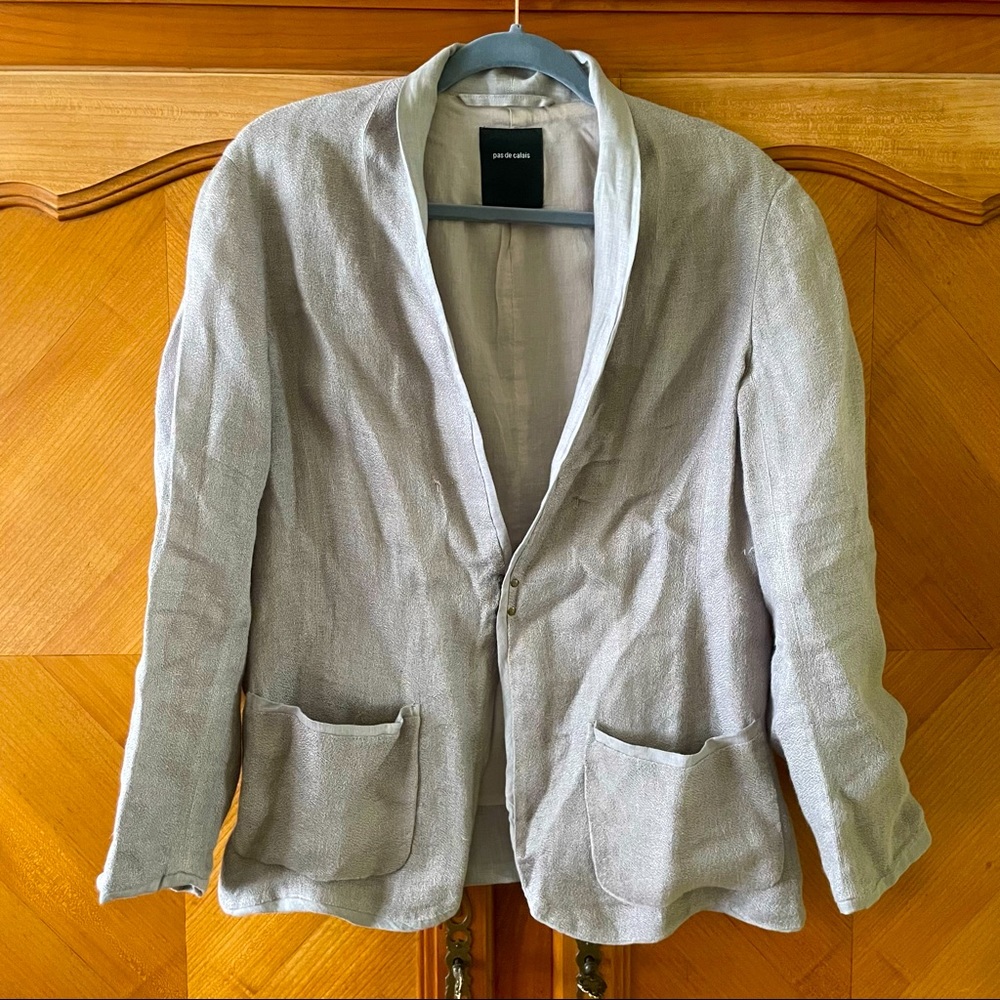 Pas de Calais Linen Jacket M